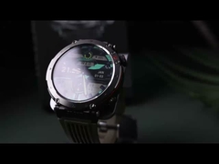 HT30 IP68 ওয়াটারপ্রুফ স্পোর্ট স্মার্টওয়াচ, 600mAh ব্যাটারি স্মার্টওয়াচ ফ্ল্যাশলাইট কম্পাস সহ