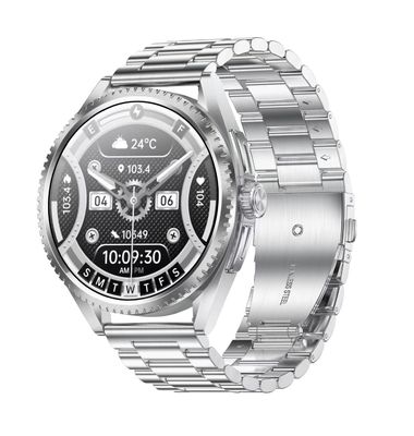 সিএফ৫২ স্পোর্টস ম্যান স্মার্ট ওয়াচ আউটডোর ফ্ল্যাশলাইট ১.৭৫ ইঞ্চি অ্যামোলেড স্ক্রিন ৬০০ এমএএইচ ব্যাটারি