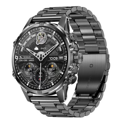 CF53 আউটডোর ম্যান স্মার্ট ওয়াচ ফ্ল্যাশলাইট সহ 1.75 ইঞ্চি হার্ট রেট 600mAh ব্যাটারি